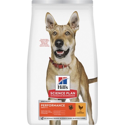 Hill's Science Plan Performance granule pre dospelých psov s kuracím 14 kg