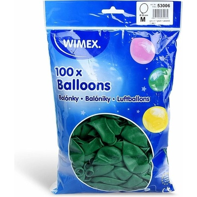 Wimex Nafukovací balónky 25 cm, zelené