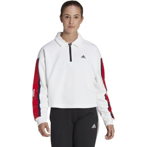Adidas Блуза Essentials Pinstripe Block Fleece Rugby (HL2109)