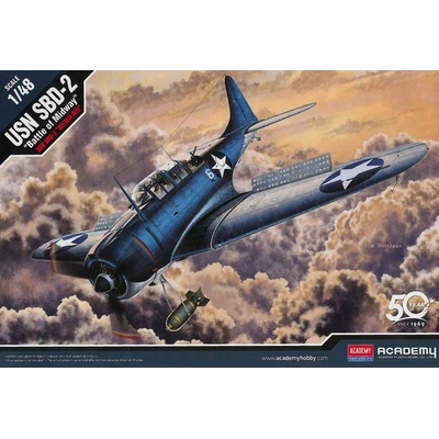 Academy USN SBD 2 Battle of Midway Limited Edition 1:48