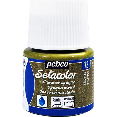 Farby na textil Pebeo Setacolor Opaque 72 Shimmer bronze 45 ml Shimmer bronze