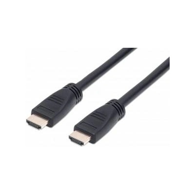 Manhattan Кабел Manhattan 353960, HDMI(м) към HDMI(м), 8 m, с Ethernet за монтаж в стена, Черен, 353960