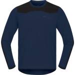 Norrøna Мъжка фланелка с дълъг ръкав за колоездене Norrøna Skibotn Equaliser Tech Long Sleeve Cycling jersey - Indigo Night (056-3182-0113)