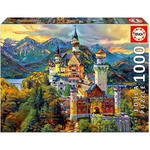 Educa Пъзел, Educa, Замъкът Нойшванщайн, 1000 части (EDU19933)