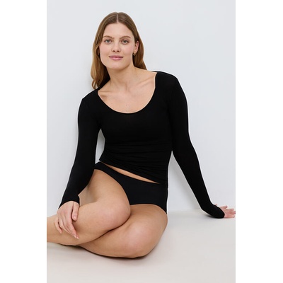 Beauty Layers Top Scoop Neck černé
