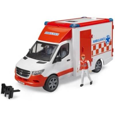 BRUDER MB Sprinter линейка с шофьор (02676)
