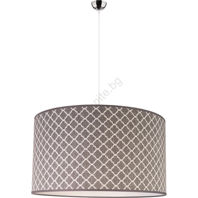 Duolla - Пендел MAROKO 1xE27/40W/230V Ø 45 см сив (DU81143)