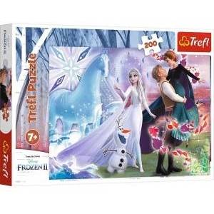 Trefl Puzzle - 200 - Magical World of Sisters - Disney Frozen Trefl 13265