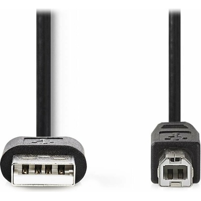 Nedis CCGL60101BK20 USB 2.0/ zástrčka USB-A - zástrčka USB-B, 2m, černý