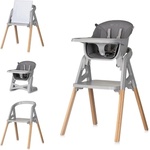 Chipolino Столче за хранене 4 в 1 Chipolino - Multi, тъмносиво (STHMLT02601CH) - ozone