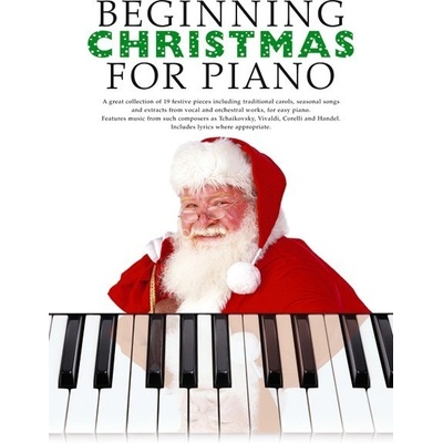 Beginning Christmas For Piano vianočné koledy pre začiatočníkov hry na klavíri