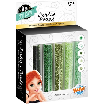 Buki France Тубички с мъниста Buki France - Зелени (BKPE005)