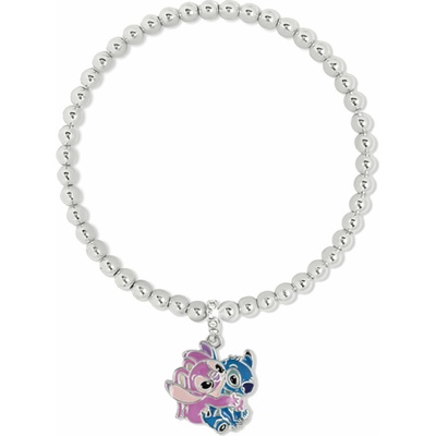 Disney dětský náramek s přívěskem Stitch & Angel BF00806SRWL.PH (BF00806SRWL.PH)