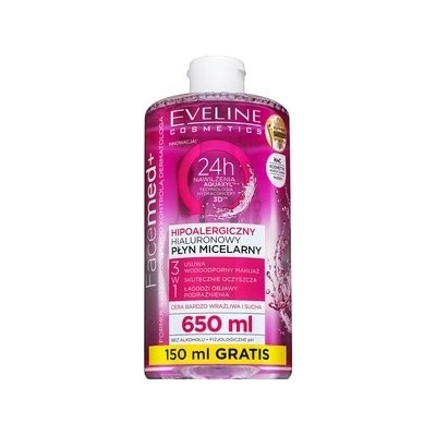 Eveline Cosmetics FaceMed+ čistiaca micelárna voda 650 ml