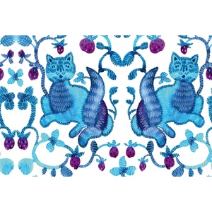 DIMEX ART Флизелинов фототапет фантастична котка 375 x 250 см