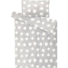 Svitap sleep well Mikroflanelová posteľná bielizeň Ovečka svetlosivá 90 x 135 cm 40 x 60 cm