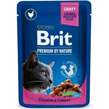 Brit Premium Cat Chicken & Turkey 24 x 100 g