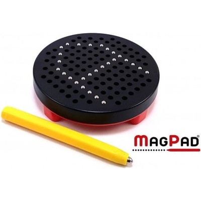 MagPad Magnetická kreslící tabulka Magpad Round cestovní Černá