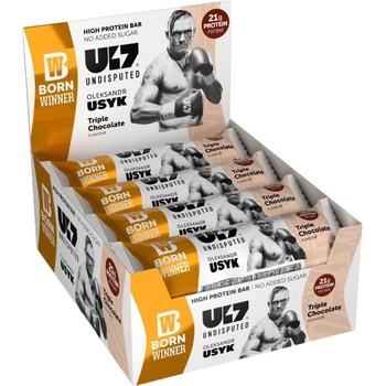 Born Winner U17 Undisputed Protein Bar - with Oleksandr Usyk [12 x 60 грама] Троен Шоколад