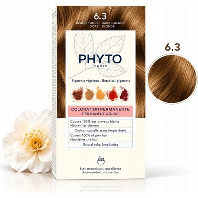 Phyto Color Barva na vlasy 6.3 Tmavě Zlatá Blond 112 ml