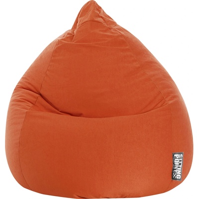 Beanbag sedací vak Easy XL 70 × 110 cm oranžový