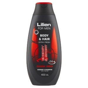 Lilien SG за мъже 400 мл Тъмно червено