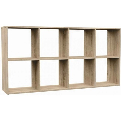 DobreSny Regál Malax 2X4 dub sonoma