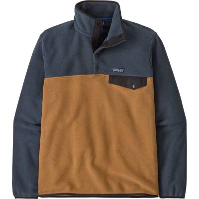 Patagonia Мъжки поларен пуловер Patagonia Lightweight Synch Snap-T P/O Fleece jumper - Deer Brown - размер XS (005-4270-3511)