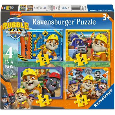 Ravensburger - Puzzle 4v1 Rubble & Crew - 1 - 39 piese