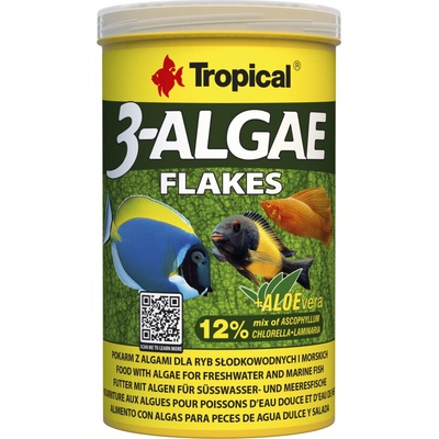 Tropical 3-Algae Flakes 250 ml, 50 g