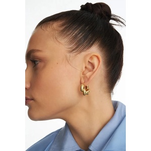BERRIES обици дамски от позлатено сребро Row Earrings (KE0101FG)