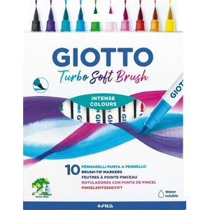 GIOTTO Turbo Soft Brush Комплект маркери Смес 10 бр (F426800)