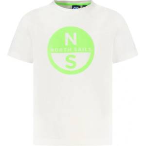 North sails Детска тениска с къс ръкав north sails, Размер 10a, Цвят Бяло (795210000_bi0101)