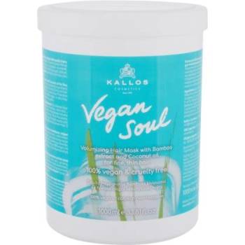 Kallos Vegan Soul Volumizing маска за увеличаване обема на фина коса 1000 ml за жени