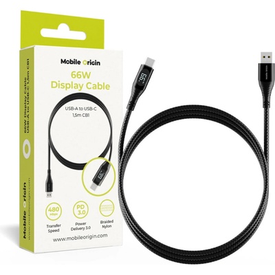 Mobile MO-66WDC-CB1 Origin 66W Display USB-A to USB-C 1,5m