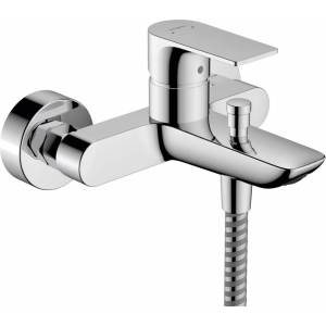Hansgrohe Едноръкохватков смесител за вана и душ Hansgrohe Rebris E, гланциран хром (72450000)