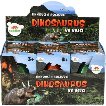 Teddies Vejce líhnoucí a rostoucí dinosaurus