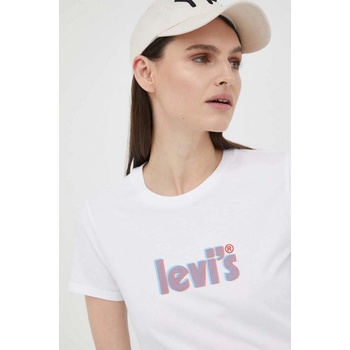 Levi's Памучна тениска Levi's в бяло (17369.2050)