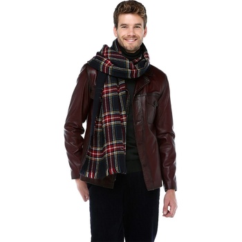 Jacket Club Мъжко яке от естествена кожа e-1024 - Бордо #317624 (317624_Бордо)