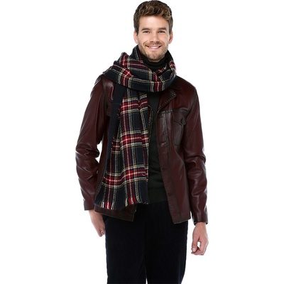 Jacket Club Мъжко яке от естествена кожа e-1024 - Бордо #317624 (317624_Бордо)