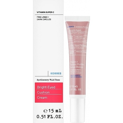 KORRES Apothecary Wild Rose Bright-Eyed Cushion Cream Грижа за очите 15ml