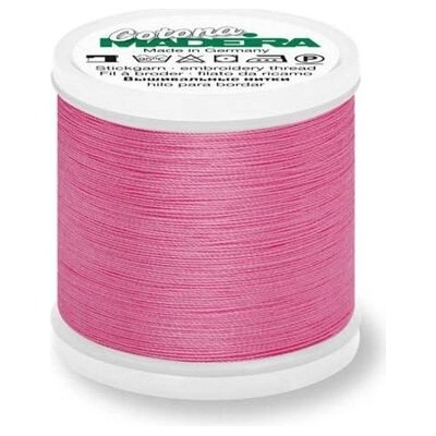 Quiltovací a vyšívací nit Madeira Cotona 50 (1000m) barva 611 bubble gum pink