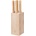 Opinel Комплект 5 кухненски ножа Opinel Parallele - Bread, с дървена стойка (002402-pe)