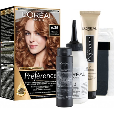 L'Oréal Préférence Récital With Fade-Defying Colour 6.35/A3 Havane