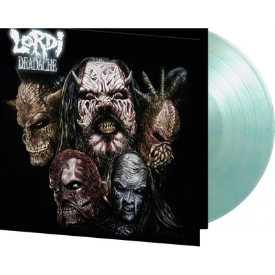 Lordi Deadache Coloured Blue & White Marbled Vinyl LP