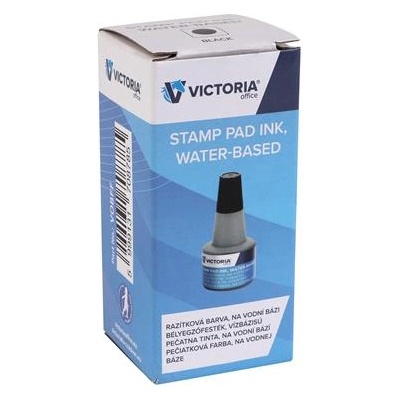 VICTORIA Мастило за печати 30 ml, VICTORIA OFFICE, черно