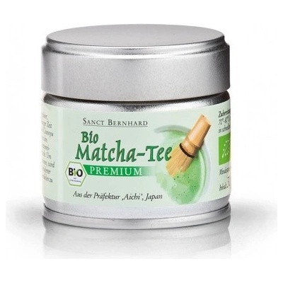 Kräuterhaus Sanct Bernhard KG Premium BIO Matcha čaj Japonsko 30 g
