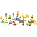 Viga Toys Комплект сензорни блокчета Viga Toys - Горски приказки, 58 части (44819)