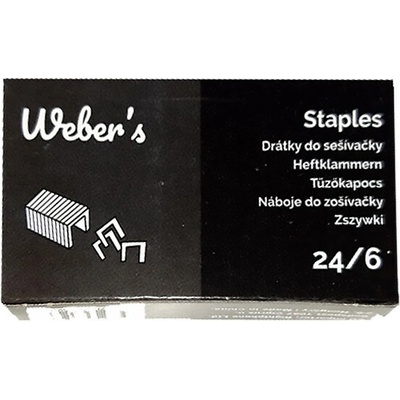 Sponky WEBERS 24/6, balenie po 1000 kusov