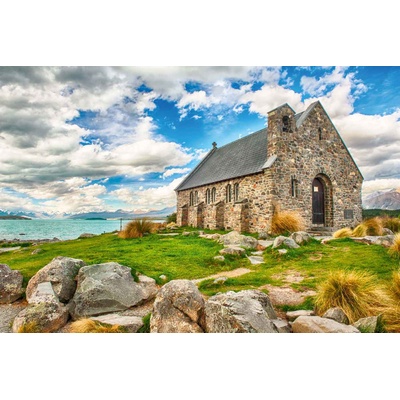 DIMEX ART Флизелинов фототапет стара църква 375 x 250 см